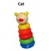 Wooden Animal Stacking Blocks 